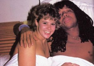 Rick James and Linda Blair 1982