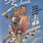 Judy Landers and Don Most in Stewardess School (1986)