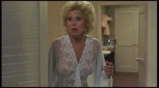 Leslie Easterbrook showing her boobs in Private Resort (1985)
