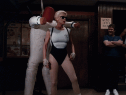 Leslie Easterbrook the tough training instructor Debbie Callahan in Police Academy
