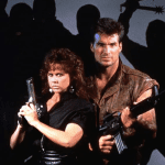 Linda Blair and Sam J. Jones in Silent Assassins (1988) Linda Blair and Sam J. Jones in Silent Assassins (1988)