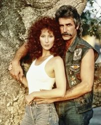 Cher and Sam Elliott, 1985.