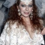 Cassandra Peterson attends a charity fashion show and auction, 1987. Photographed by Ron Galella.