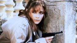 TRENCHCOAT 1983 Margot Kidder, Robert Hays, David Suchet, Gila von Weitershausen, Ronald Lacey, John Justin, Leopoldo Trieste and Jennifer Darling