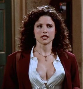 Julia Louis Dreyfus in the cleavage episode 1989