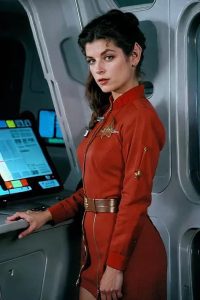 1982, Kirstie Alley made her film debut in Star Trek II- The Wrath of Khan
