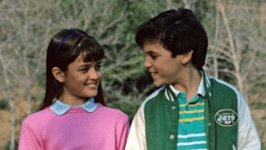 Fred Savage and Danica McKellar in The Wonder Years (1988)