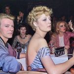 David Bowie, Susan Sarandon and Catherine Deneuve (1982)