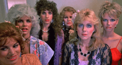 Tawny Kitaen, Martina Finch, Deborah Harmon, Tracy Smith, Wendie Jo Sperber, and Barbara Stuart in Bachelor Party (1984)