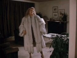 traci lords take off fur coat