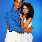 Rob Stone and Alyssa Milano : Promo shoot : Crash Course (1987)