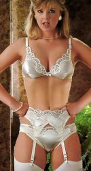 Corinne Russell looking good in white