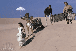 Bill Pullman, John Candy, Joan Rivers, Daphne Zuniga, and Lorene Yarnell Jansson in Spaceballs (1987)