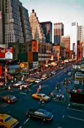 West 42nd Street & 8th Avenue in New York City in 1980