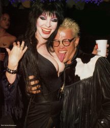 Elvira with Billy Idol, 1989